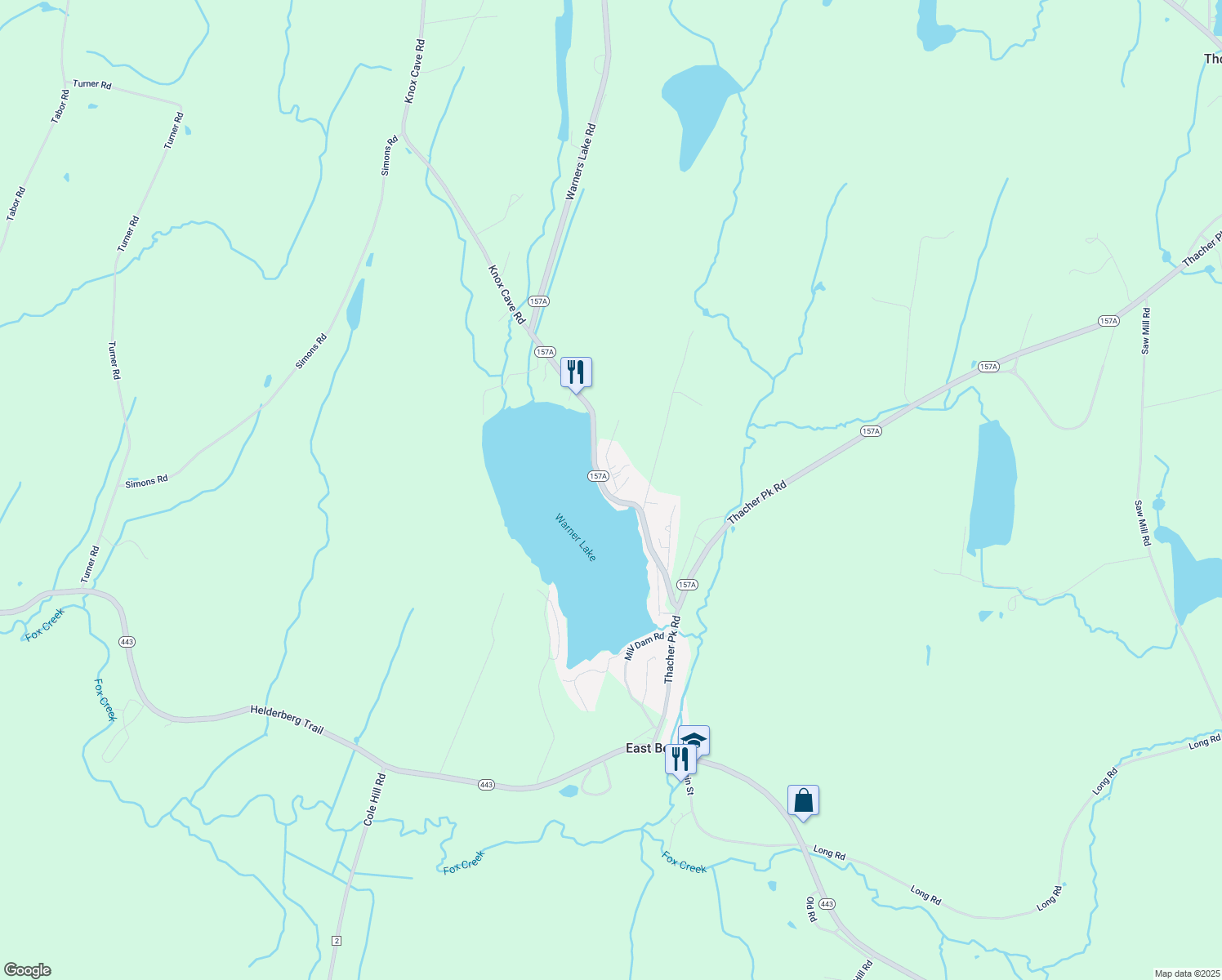 84 Warners Lake Road, East Berne NY Walk Score