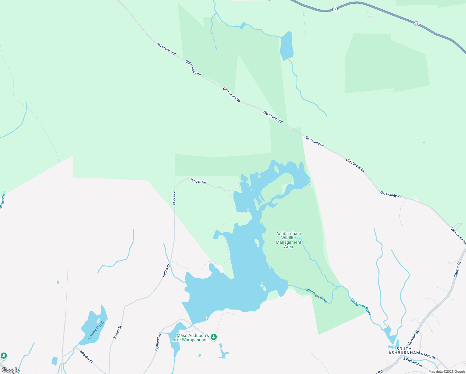 map of restaurants, bars, coffee shops, grocery stores, and more near 61 Brogan Road in Gardner