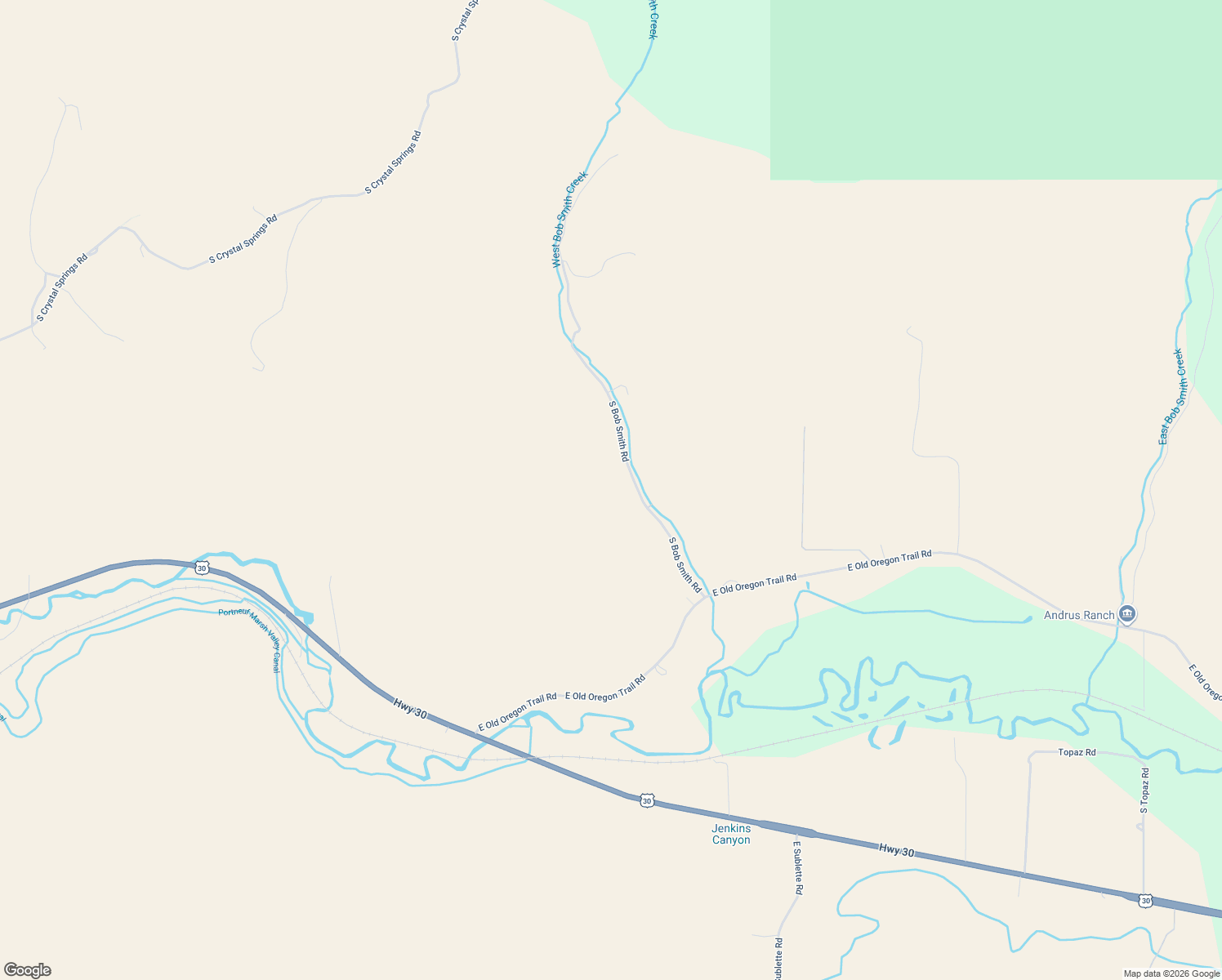map of restaurants, bars, coffee shops, grocery stores, and more near 8759 South Bob Smith Road in Lava Hot Springs