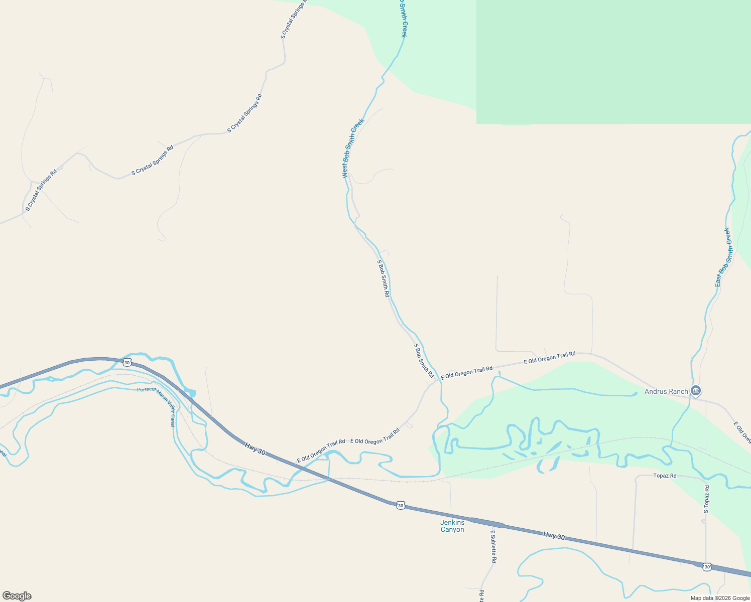 map of restaurants, bars, coffee shops, grocery stores, and more near 8759 South Bob Smith Road in Lava Hot Springs
