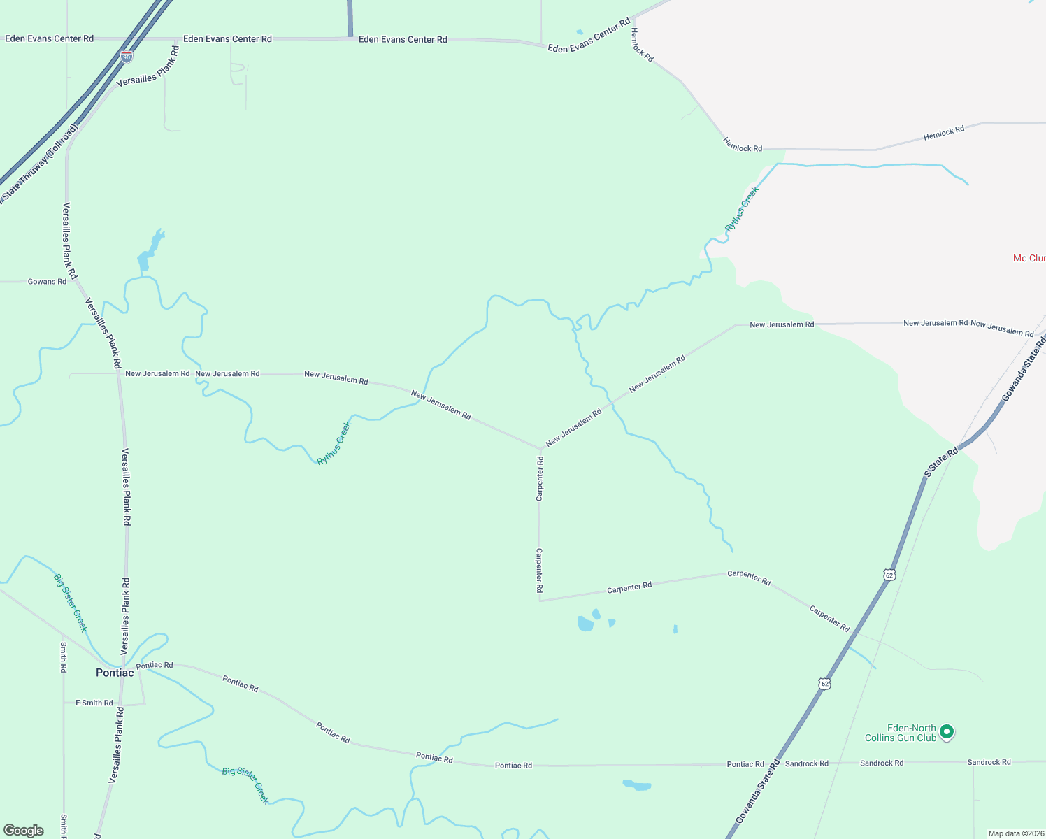 map of restaurants, bars, coffee shops, grocery stores, and more near 1994 New Jerusalem Rd in Eden