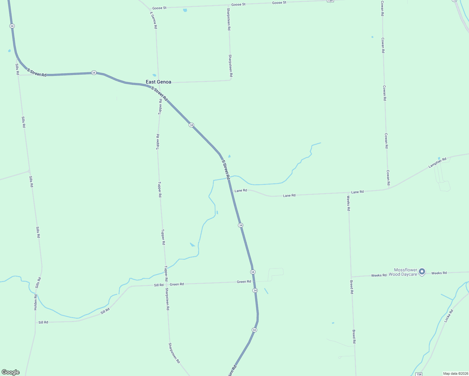 map of restaurants, bars, coffee shops, grocery stores, and more near 324 New York 34 in Locke