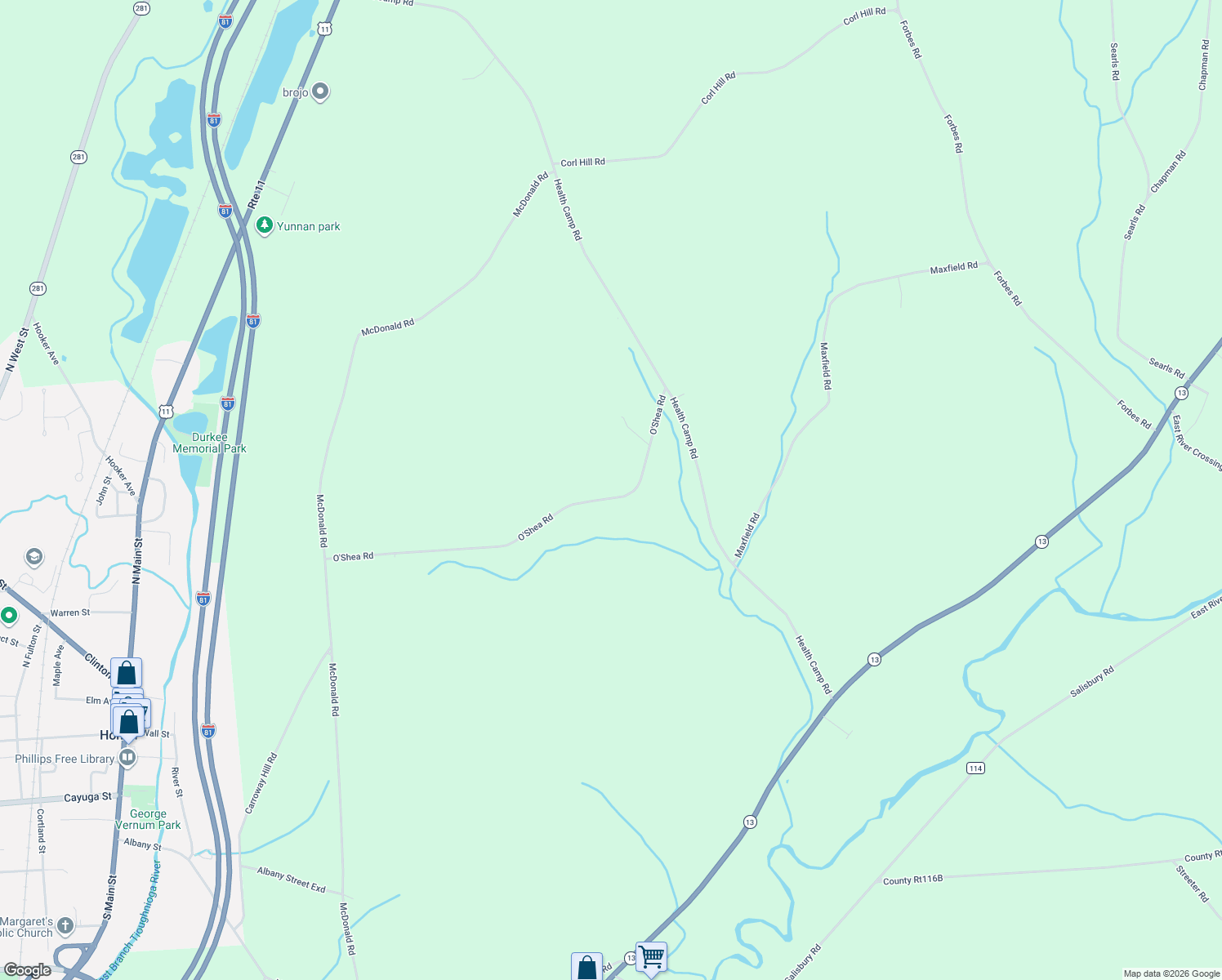 map of restaurants, bars, coffee shops, grocery stores, and more near 1793 O'Shea Road in Homer