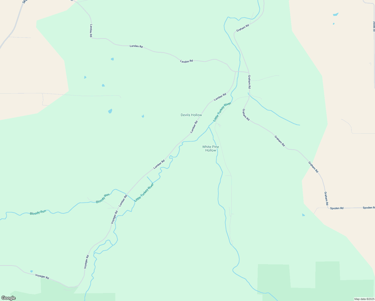 map of restaurants, bars, coffee shops, grocery stores, and more near 202 Country Club Boulevard in Colesburg