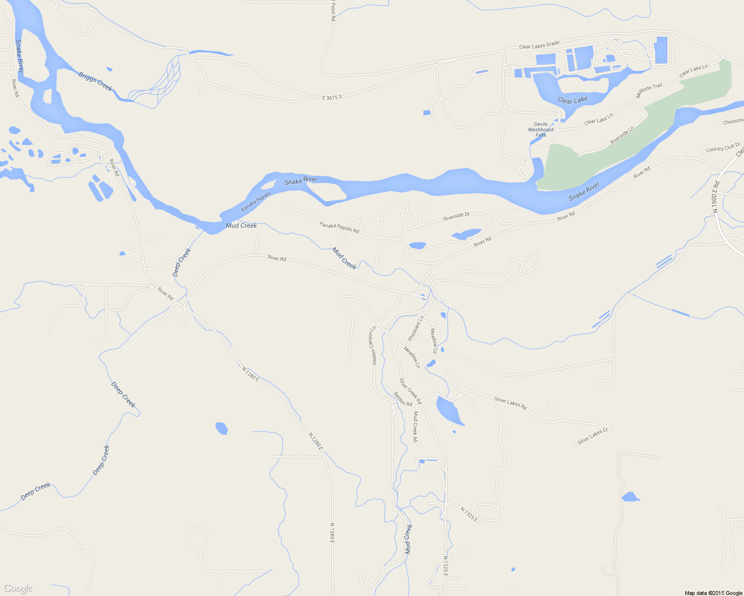 map of restaurants, bars, coffee shops, grocery stores, and more near 4523 Snake River Mesa Road in Buhl