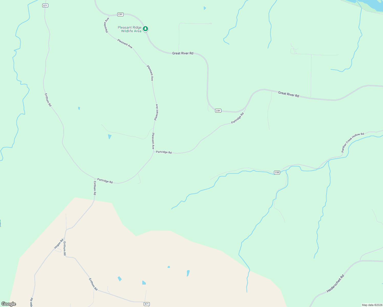 map of restaurants, bars, coffee shops, grocery stores, and more near 40324 Partridge Road in Holy Cross