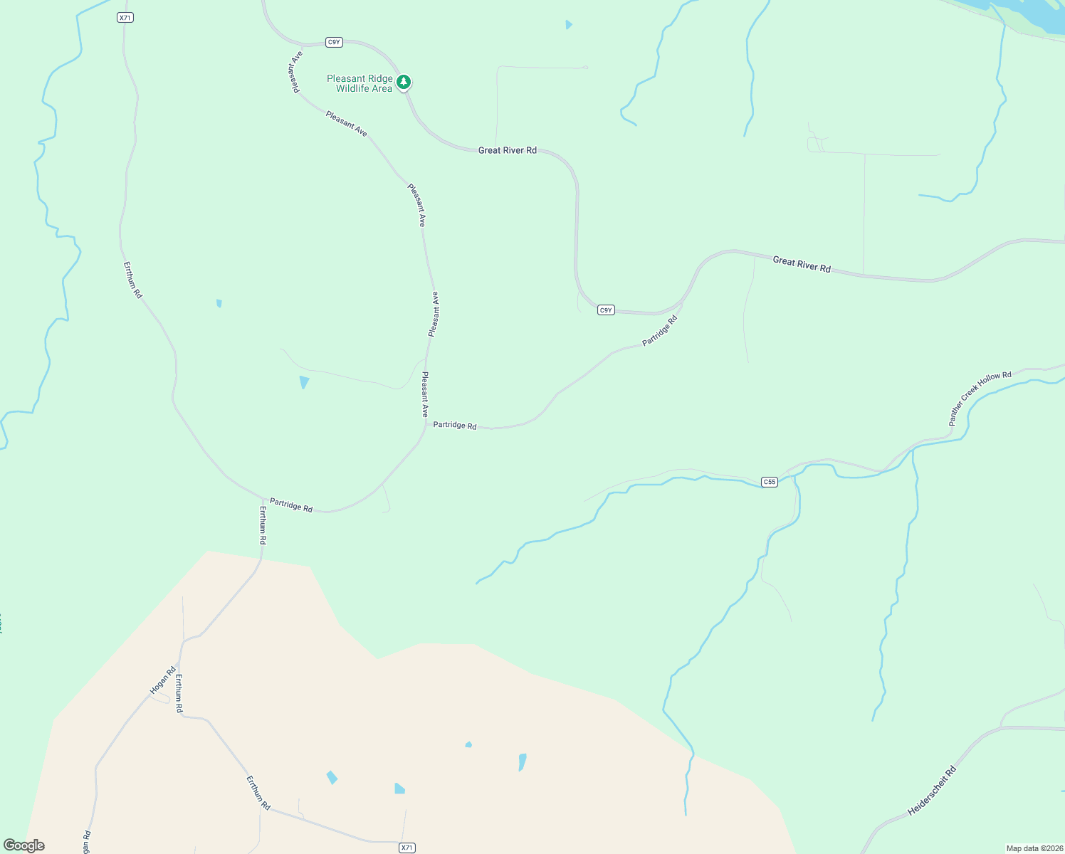 map of restaurants, bars, coffee shops, grocery stores, and more near 40324 Partridge Road in Holy Cross