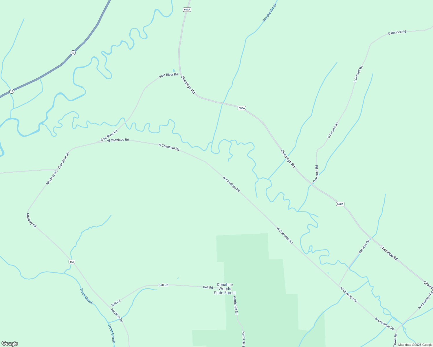 map of restaurants, bars, coffee shops, grocery stores, and more near 3622 West Cheningo Road in Truxton