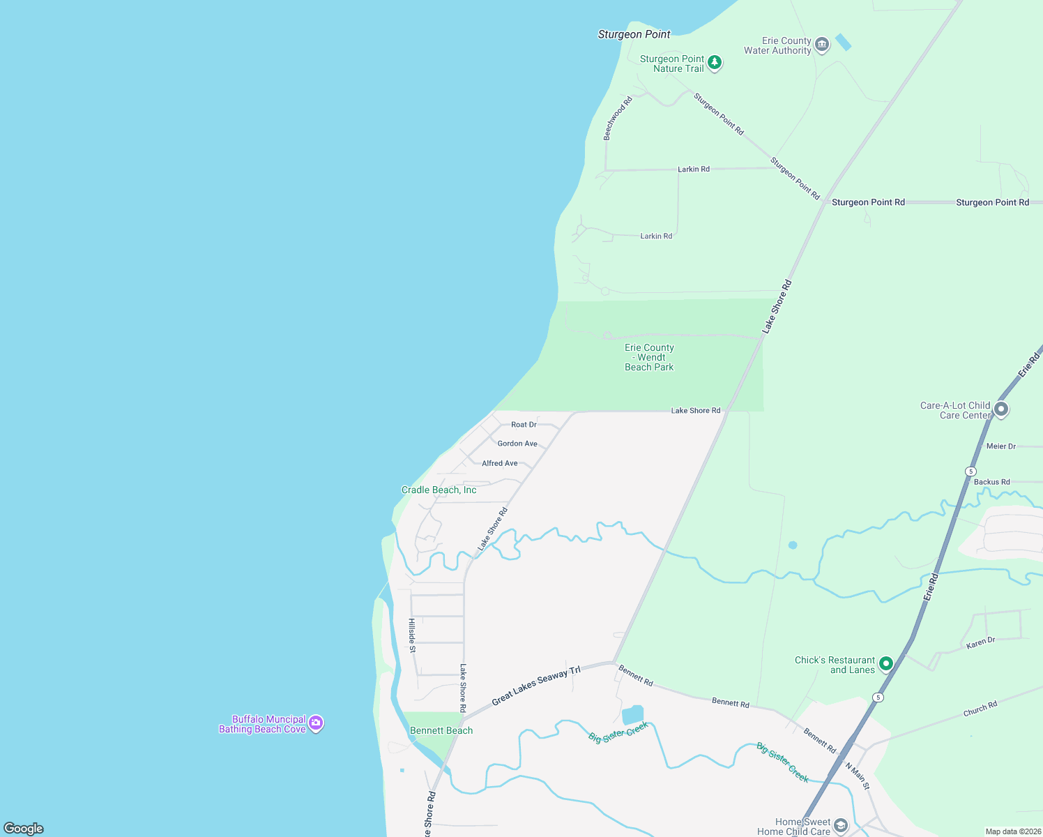 map of restaurants, bars, coffee shops, grocery stores, and more near 422 Roat Dr in Angola