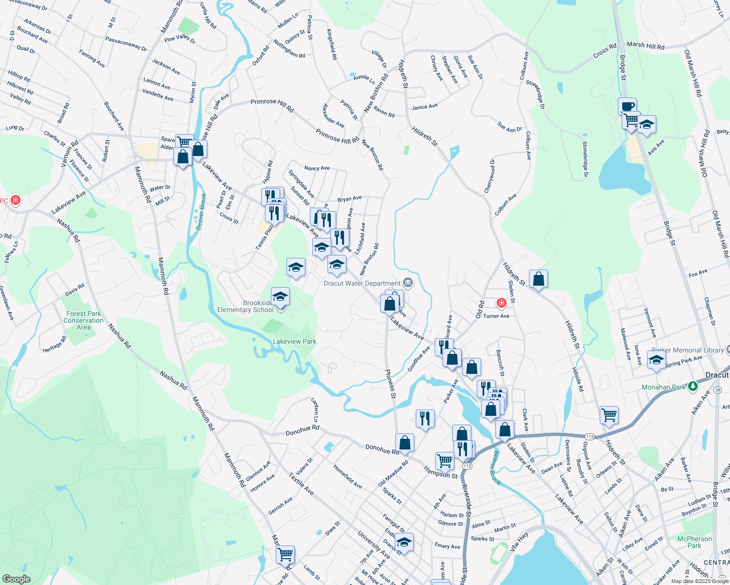 6 Frederick Street, Dracut MA Walk Score
