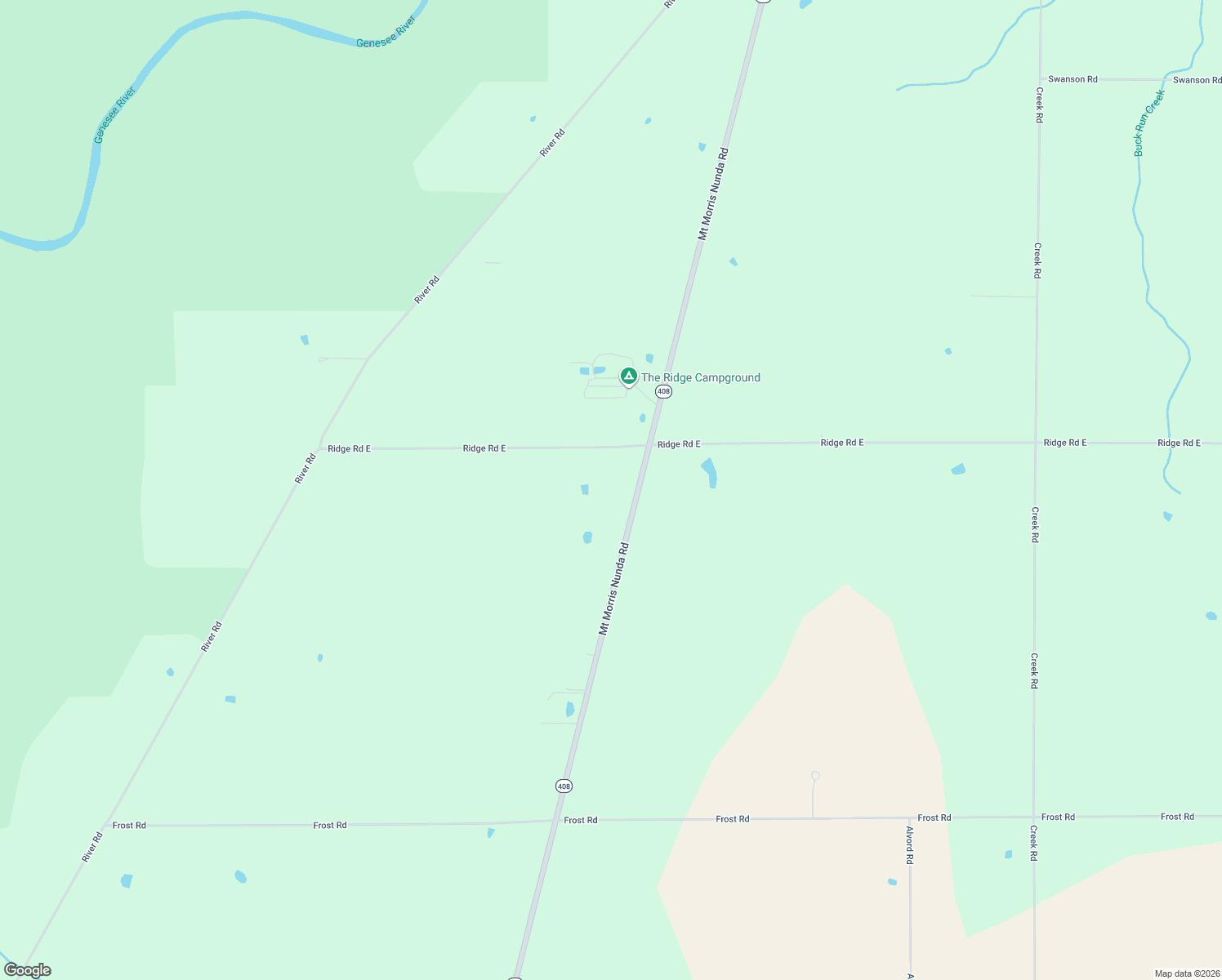 map of restaurants, bars, coffee shops, grocery stores, and more near 7222 Mount Morris Nunda Road in Mount Morris