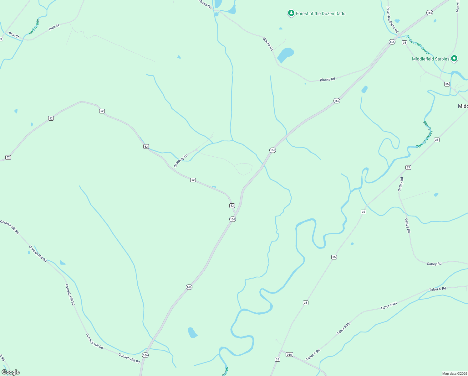 map of restaurants, bars, coffee shops, grocery stores, and more near 781 County Road 52 in Cooperstown