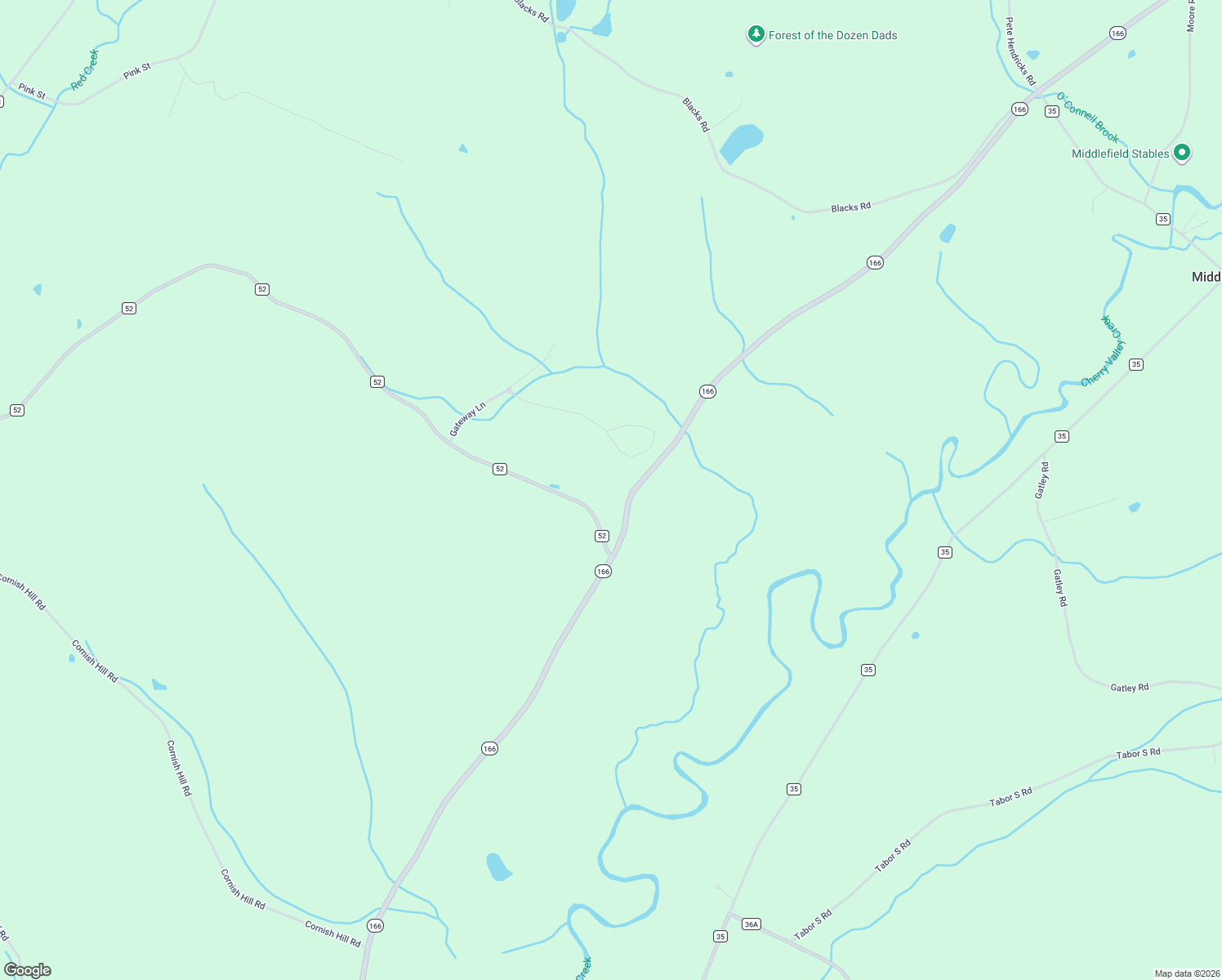 map of restaurants, bars, coffee shops, grocery stores, and more near 781 County Road 52 in Cooperstown