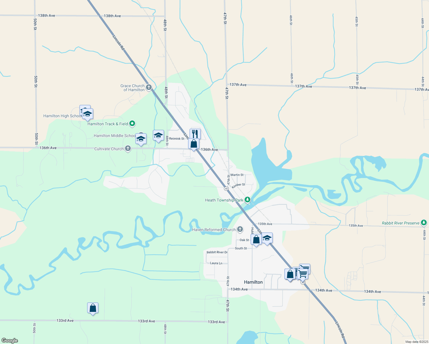 3553 Lincoln Road, Hamilton MI Walk Score