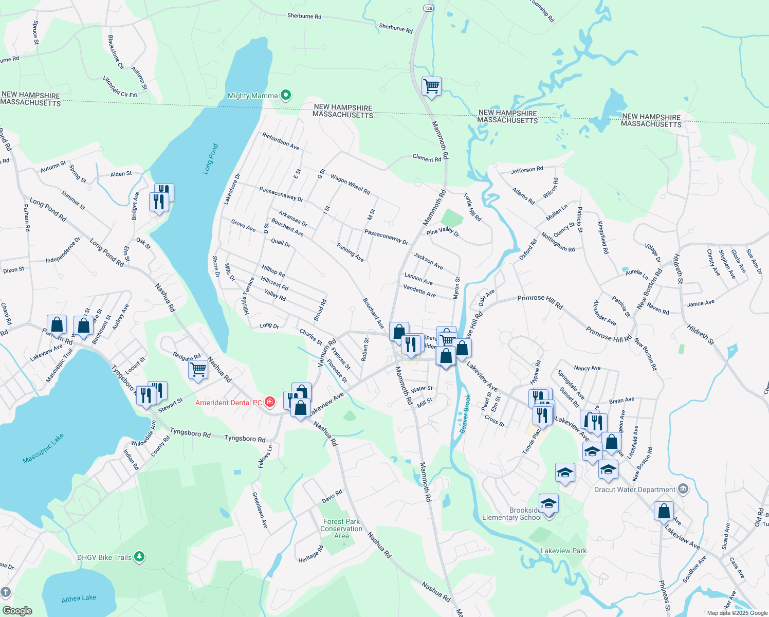 1288 Mammoth Road, Dracut MA Walk Score