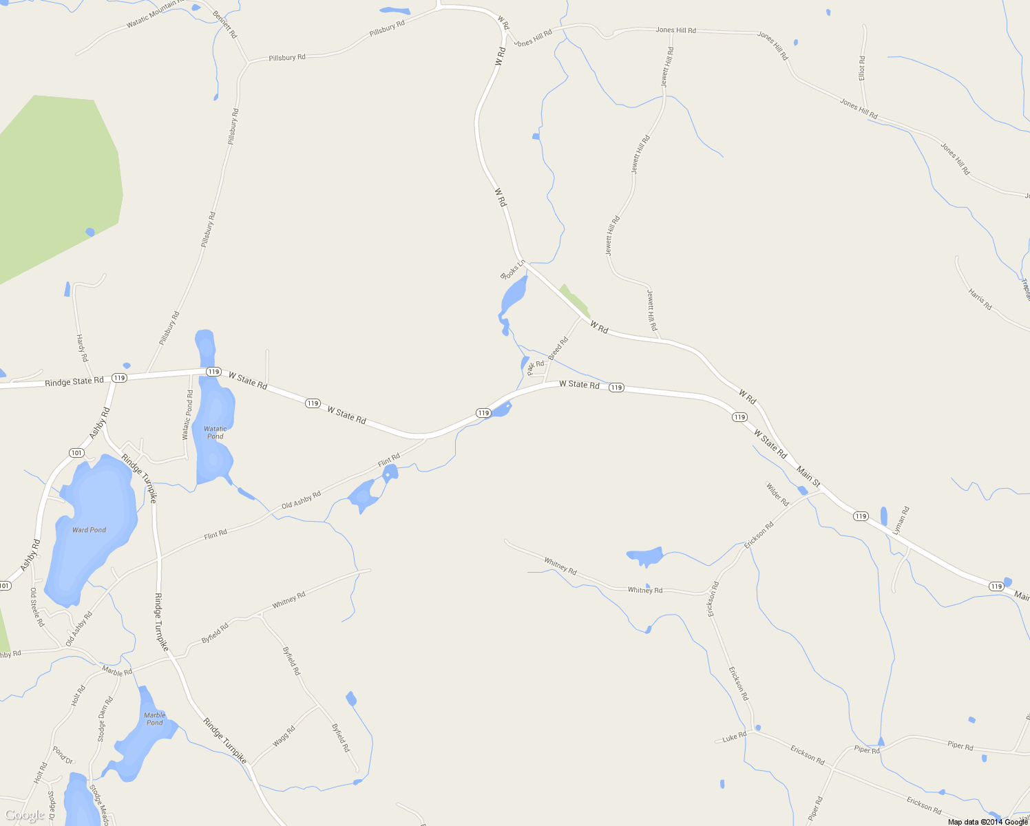 map of restaurants, bars, coffee shops, grocery stores, and more near 1864 West State Road in Ashby