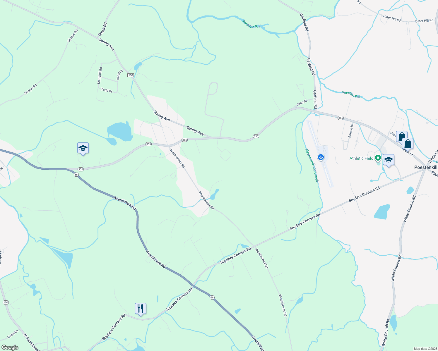 map of restaurants, bars, coffee shops, grocery stores, and more near 55 Abbott Drive in Poestenkill