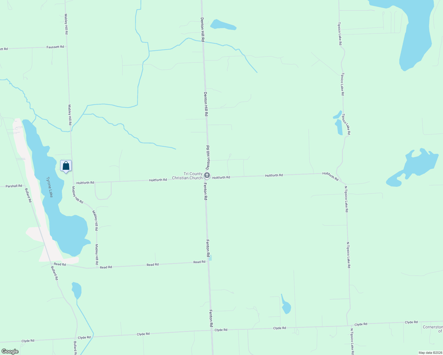 map of restaurants, bars, coffee shops, grocery stores, and more near 13125 Holtforth Road in Fenton