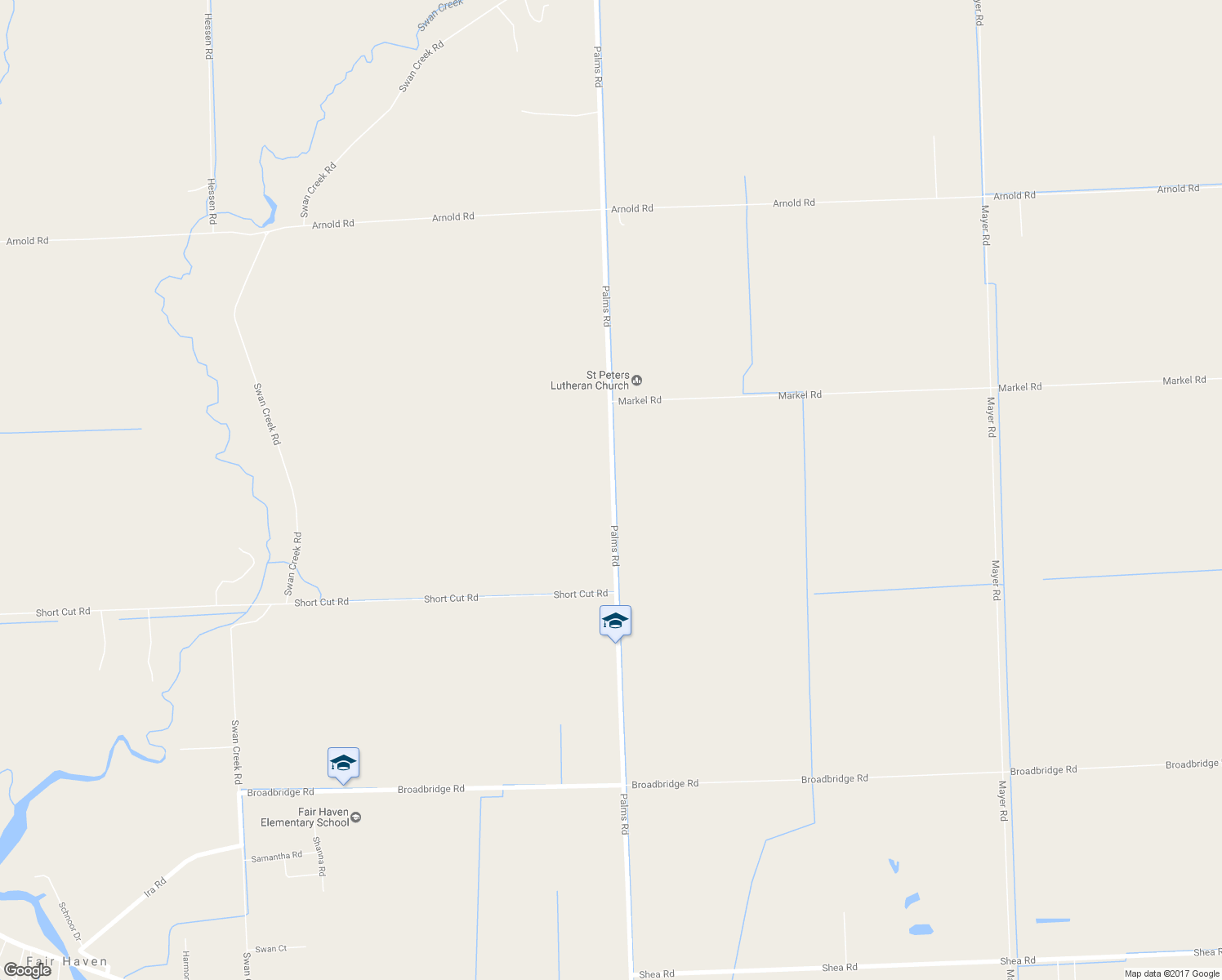 map of restaurants, bars, coffee shops, grocery stores, and more near 6902 Palms Road in St. Clair County