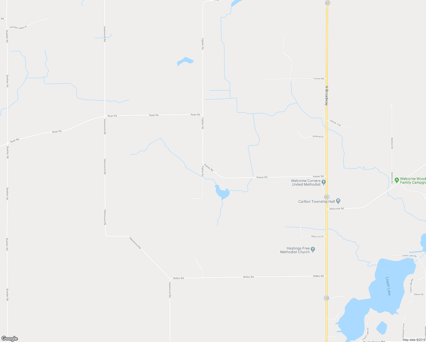 map of restaurants, bars, coffee shops, grocery stores, and more near 900 Kaiser Road in Hastings