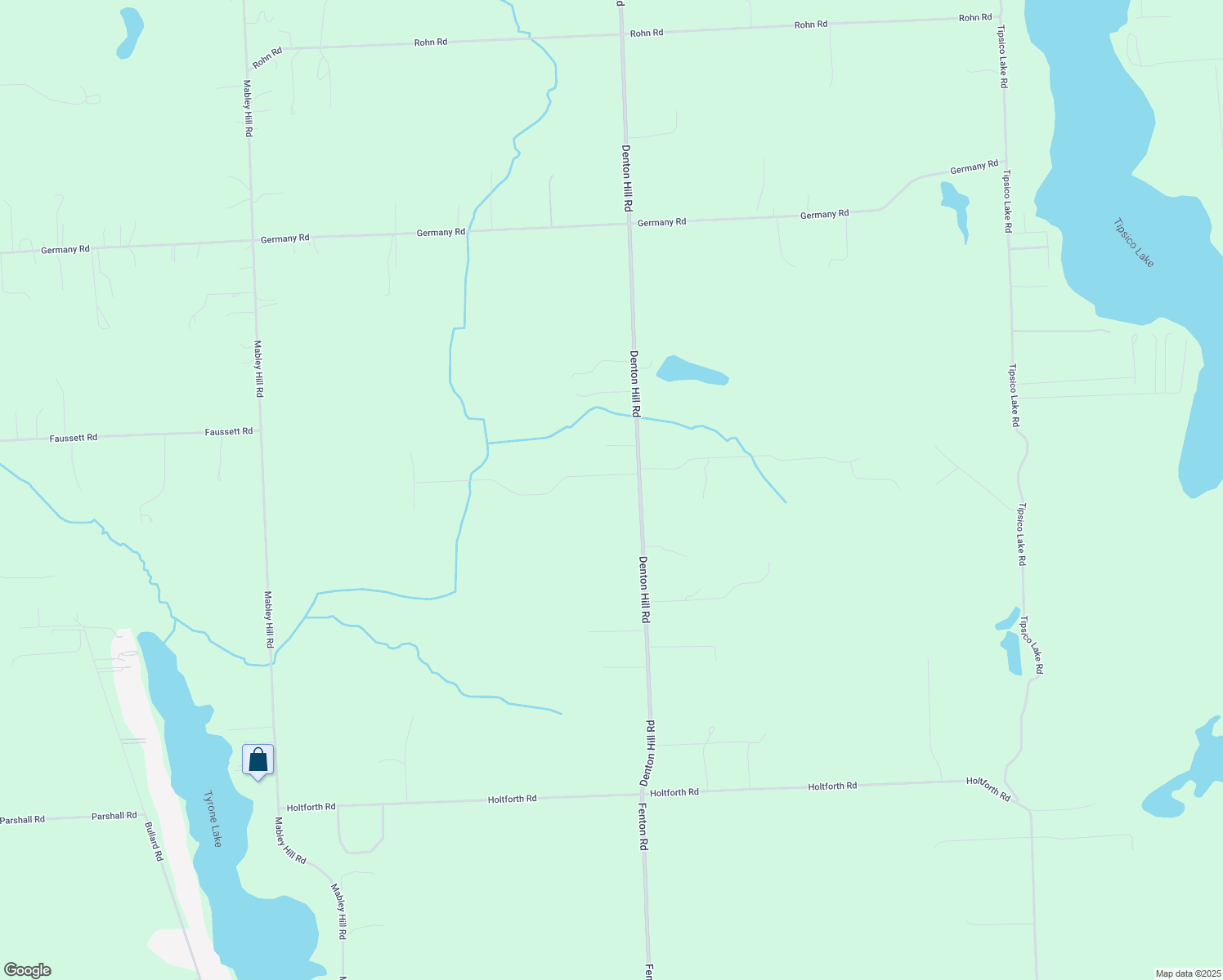 map of restaurants, bars, coffee shops, grocery stores, and more near 12496 Alcoy Drive in Fenton
