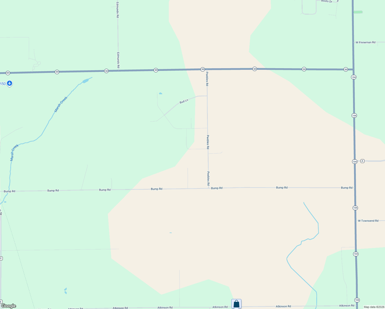 map of restaurants, bars, coffee shops, grocery stores, and more near N5605 Shea Lane in Albany