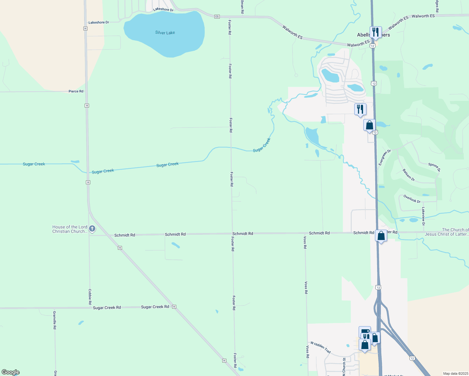 N6028 Foster Road, Elkhorn WI Walk Score