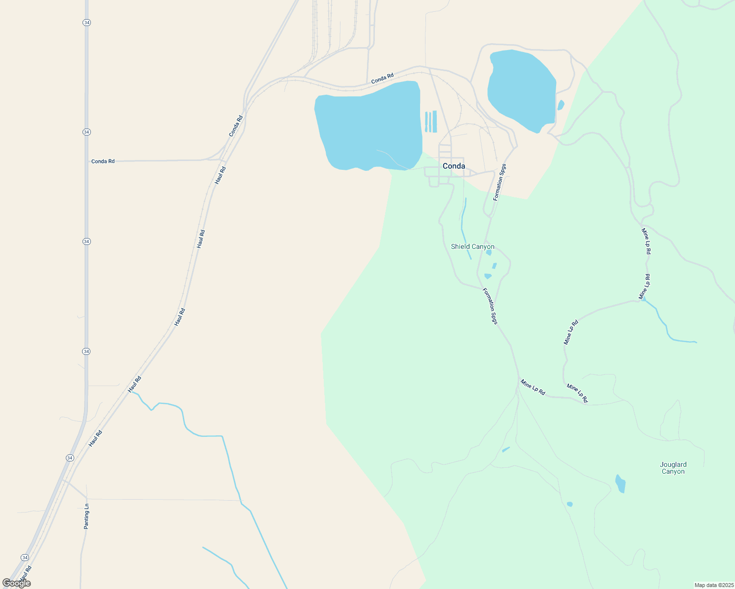 map of restaurants, bars, coffee shops, grocery stores, and more near in Conda