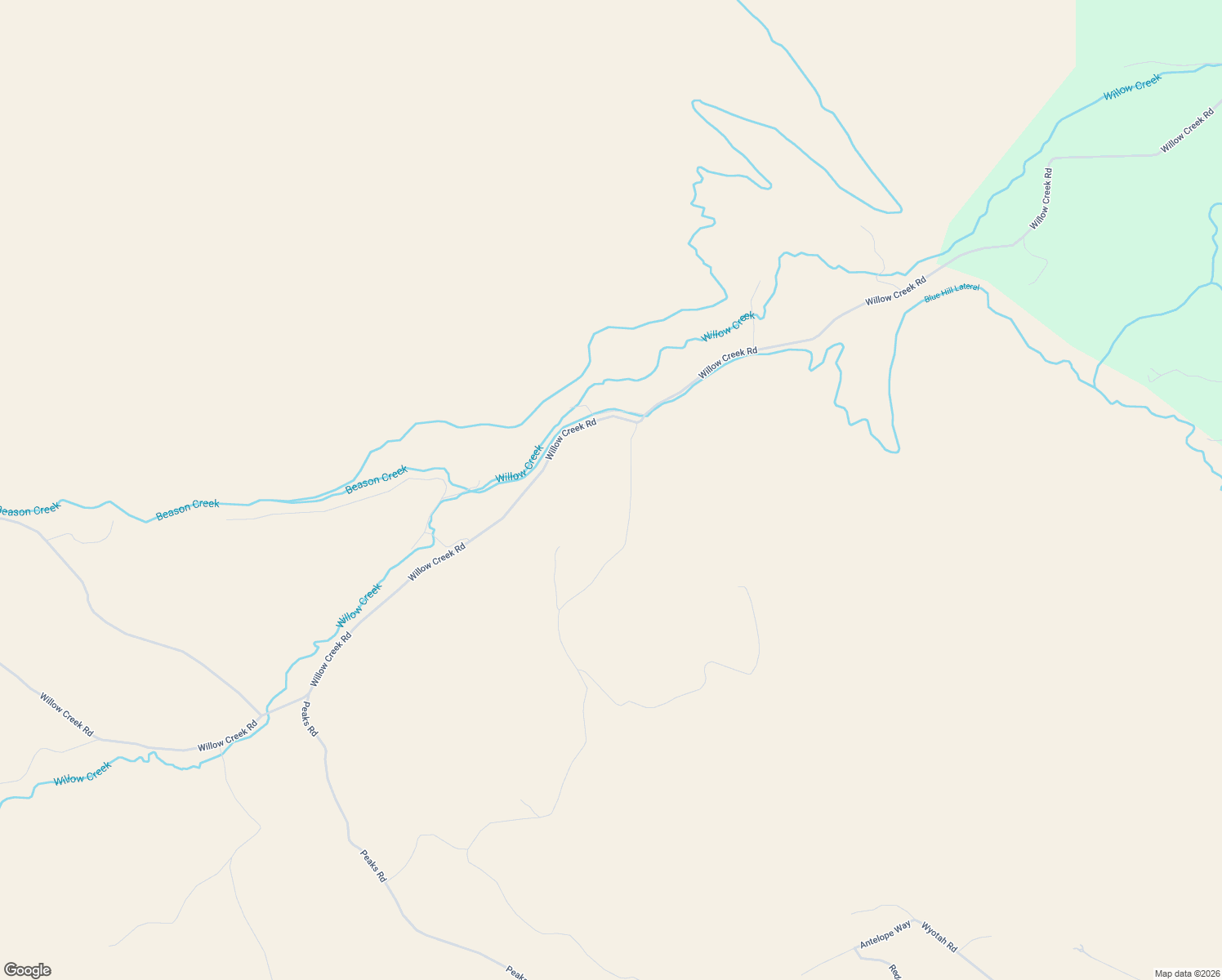 map of restaurants, bars, coffee shops, grocery stores, and more near 6 Willow Creek Road in Lander