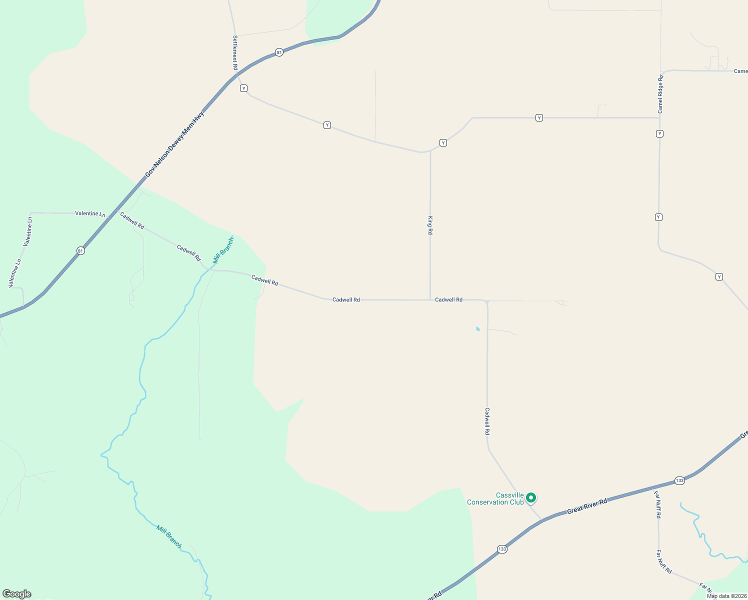 map of restaurants, bars, coffee shops, grocery stores, and more near 10609 Cadwell Rd in Cassville