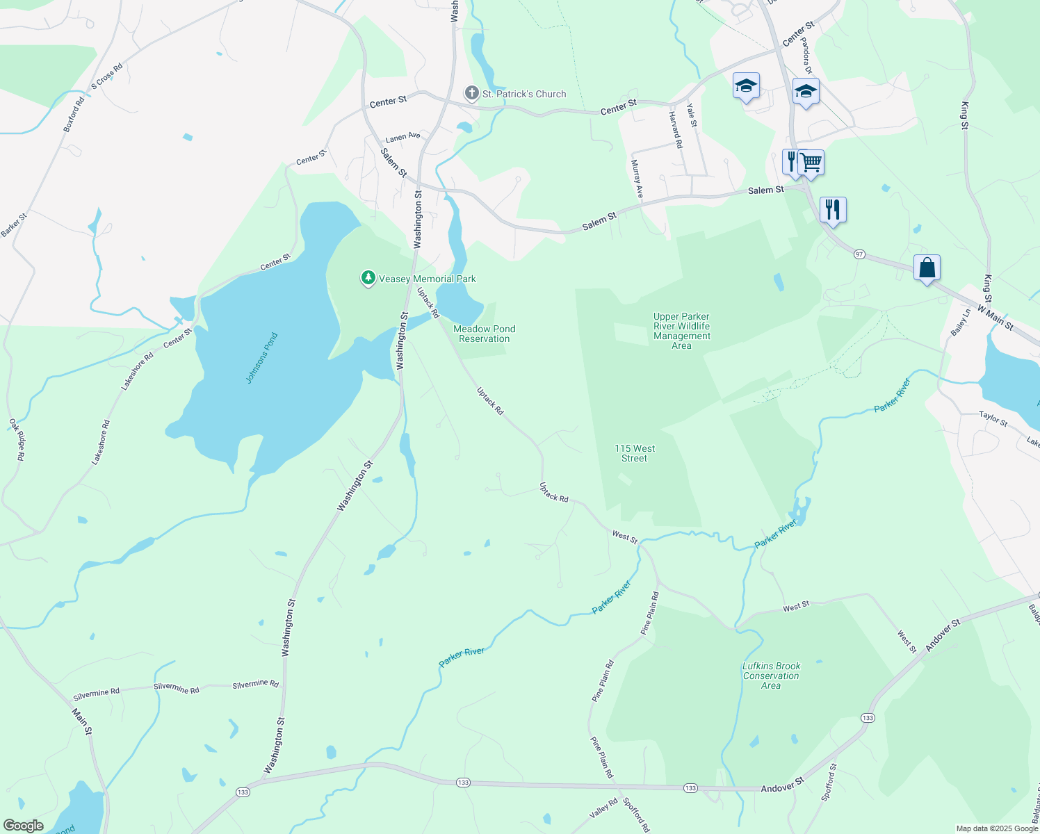 38 Uptack Road, Groveland MA - Walk Score