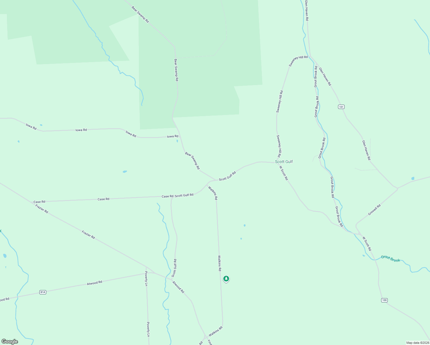map of restaurants, bars, coffee shops, grocery stores, and more near 2310 Bear Swamp Road in Moravia