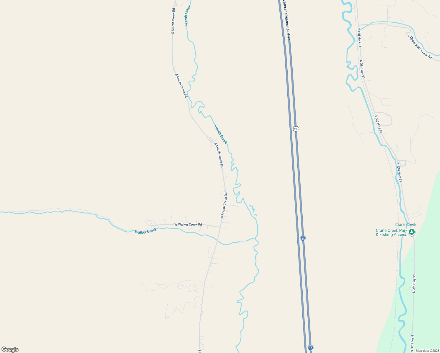 map of restaurants, bars, coffee shops, grocery stores, and more near 2189-2207 South Marsh Creek Road in McCammon