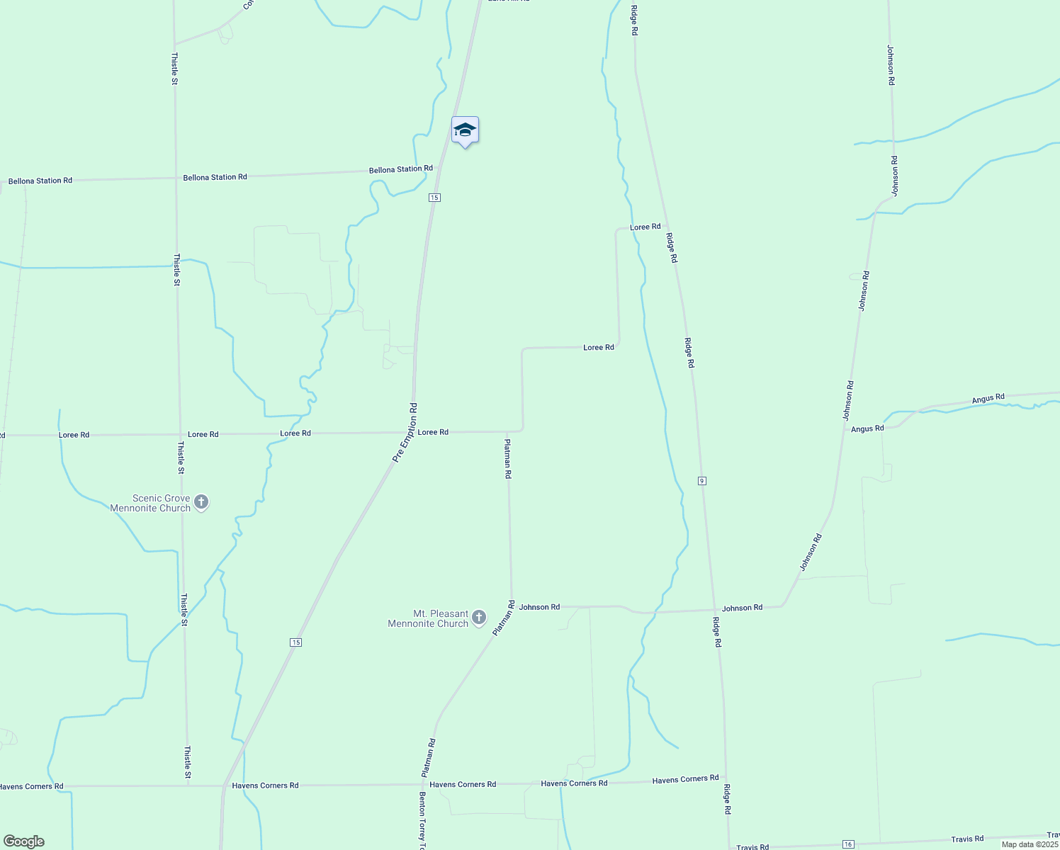 map of restaurants, bars, coffee shops, grocery stores, and more near 1533 Loree Rd in Penn Yan