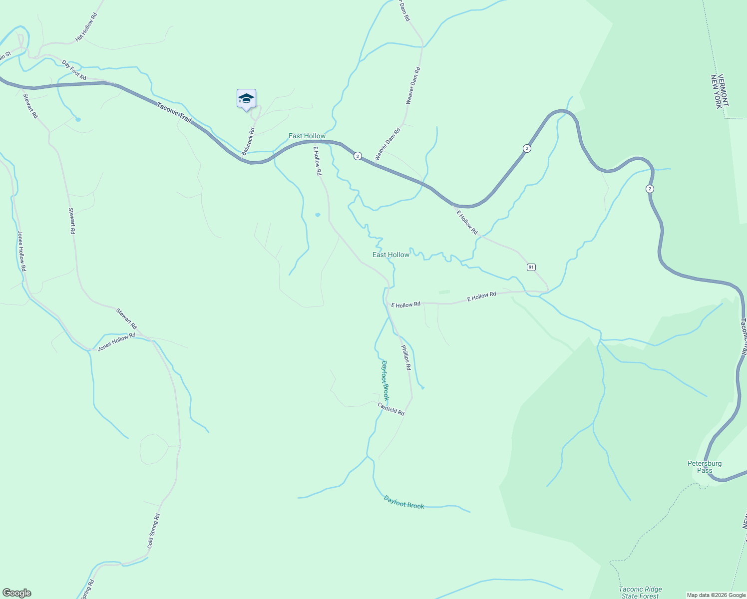map of restaurants, bars, coffee shops, grocery stores, and more near 307 East Hollow Road in Petersburg