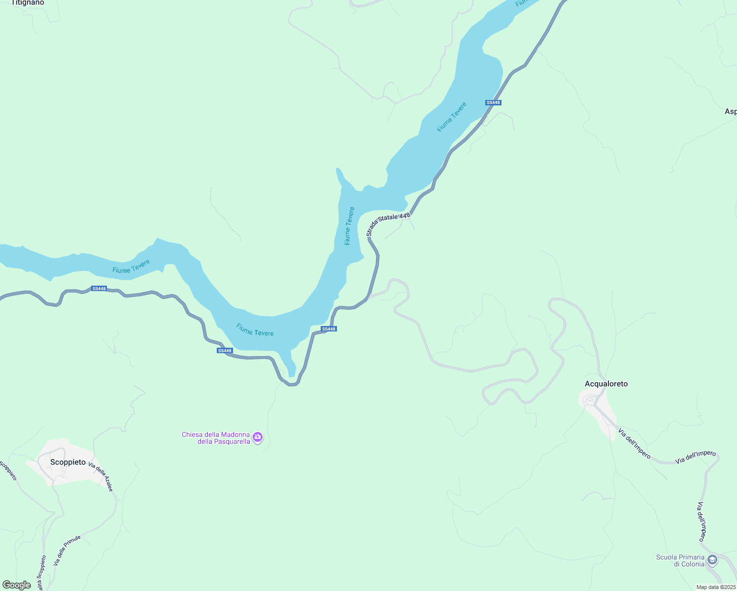 map of restaurants, bars, coffee shops, grocery stores, and more near in Provincia di Terni