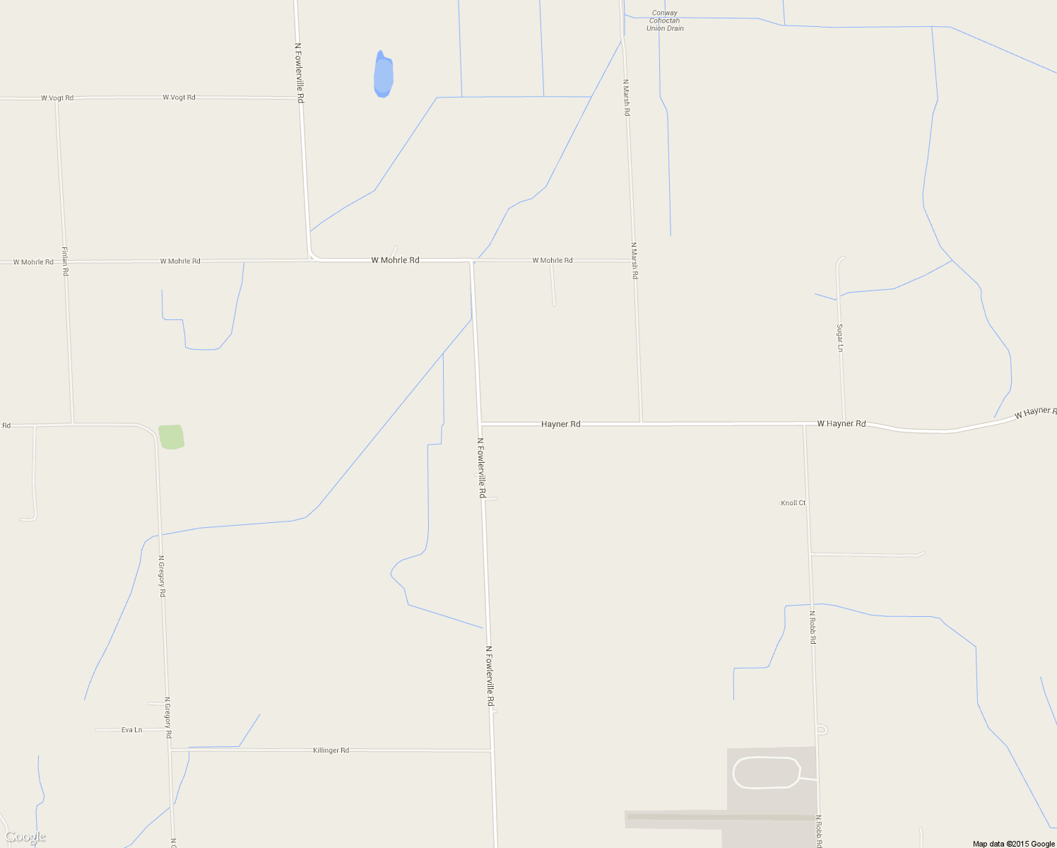 map of restaurants, bars, coffee shops, grocery stores, and more near 7850 Hayner Road in Fowlerville