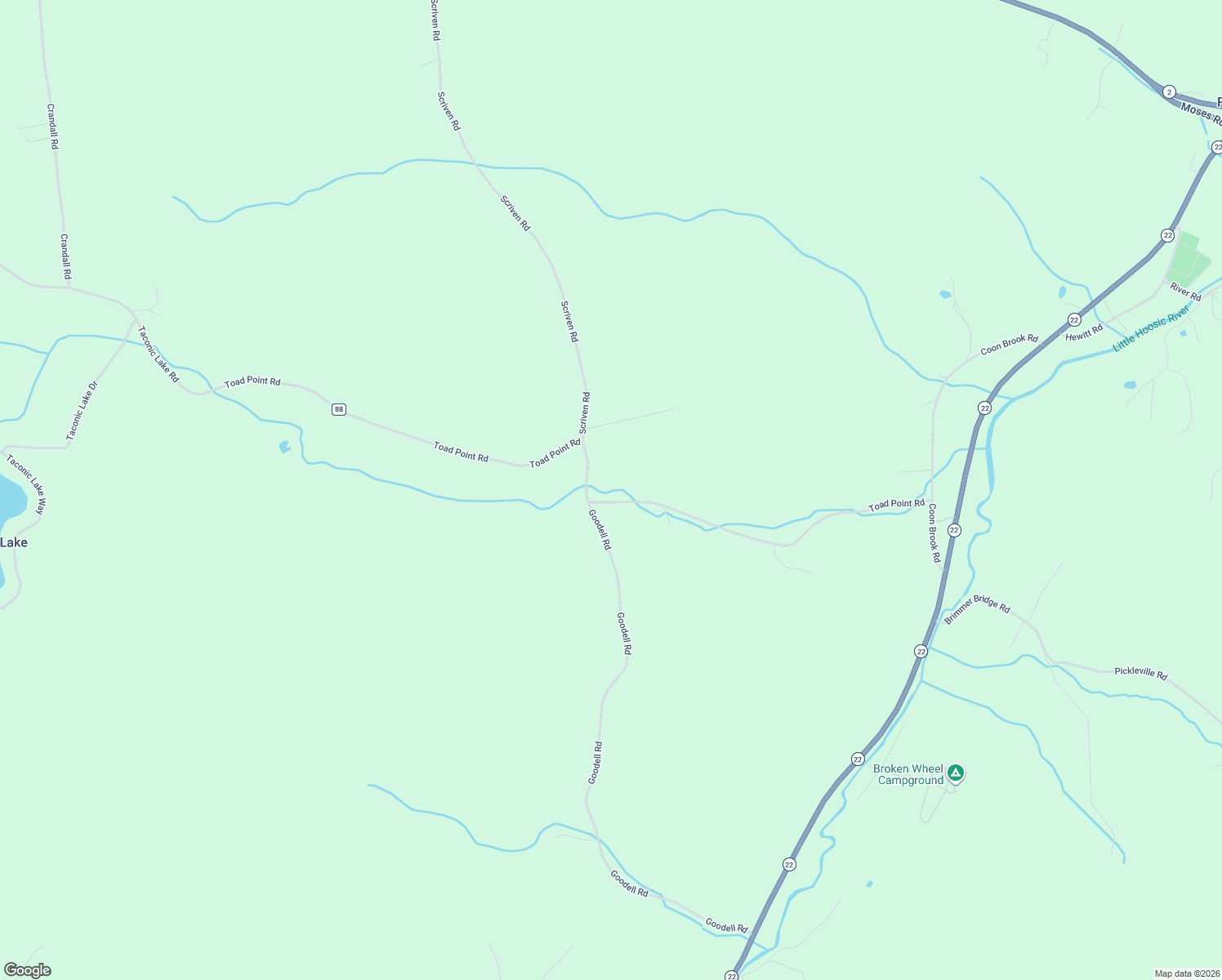 map of restaurants, bars, coffee shops, grocery stores, and more near 216 Toad Point Road in Petersburg