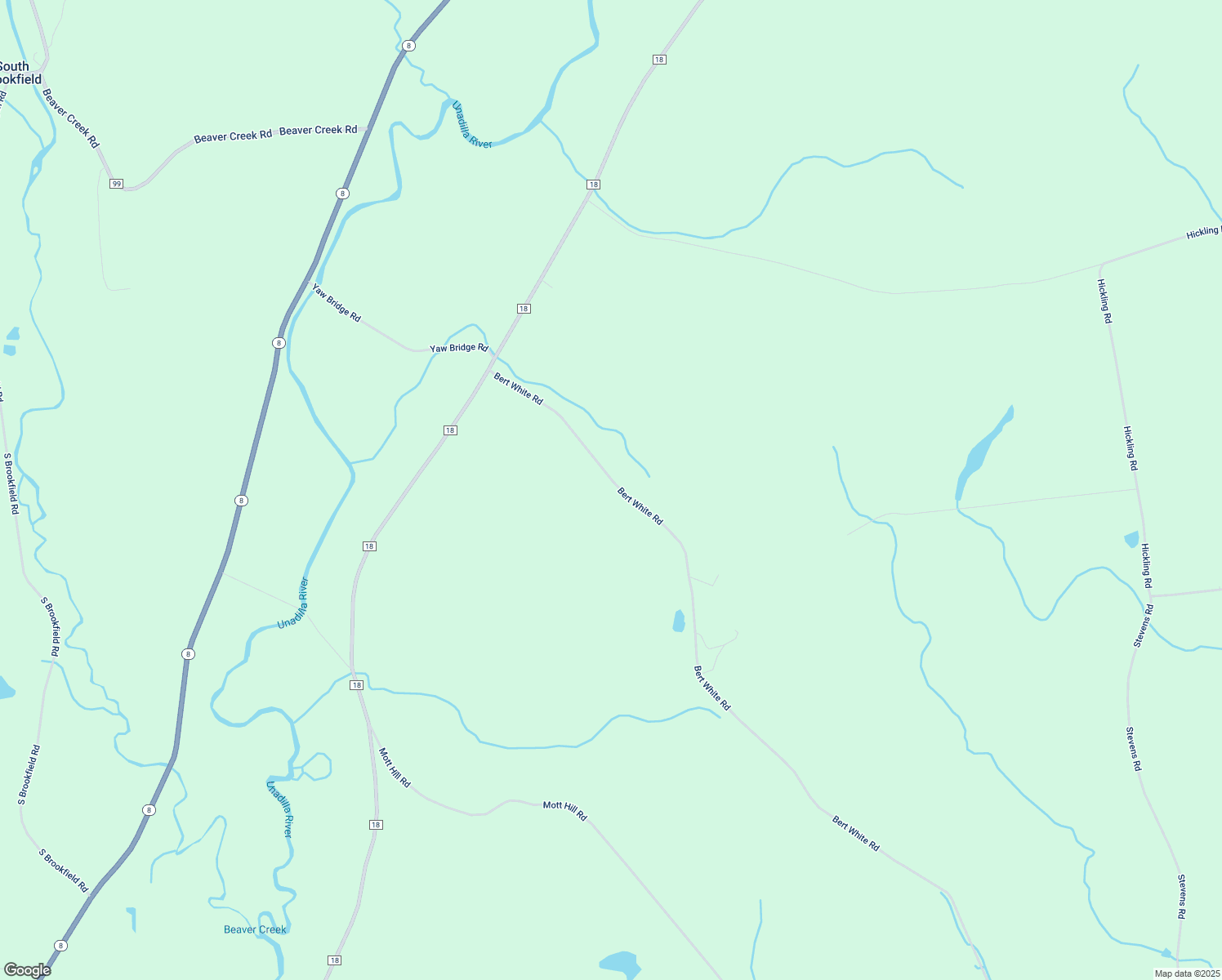 map of restaurants, bars, coffee shops, grocery stores, and more near 523-599 Bert White Road in Edmeston