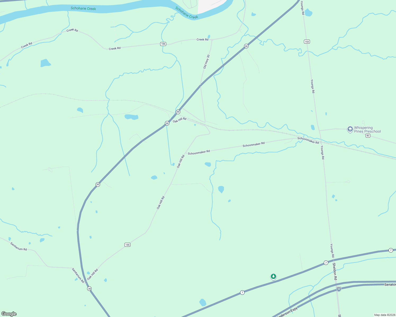 map of restaurants, bars, coffee shops, grocery stores, and more near 1001 Schoonmaker Rd in Delanson