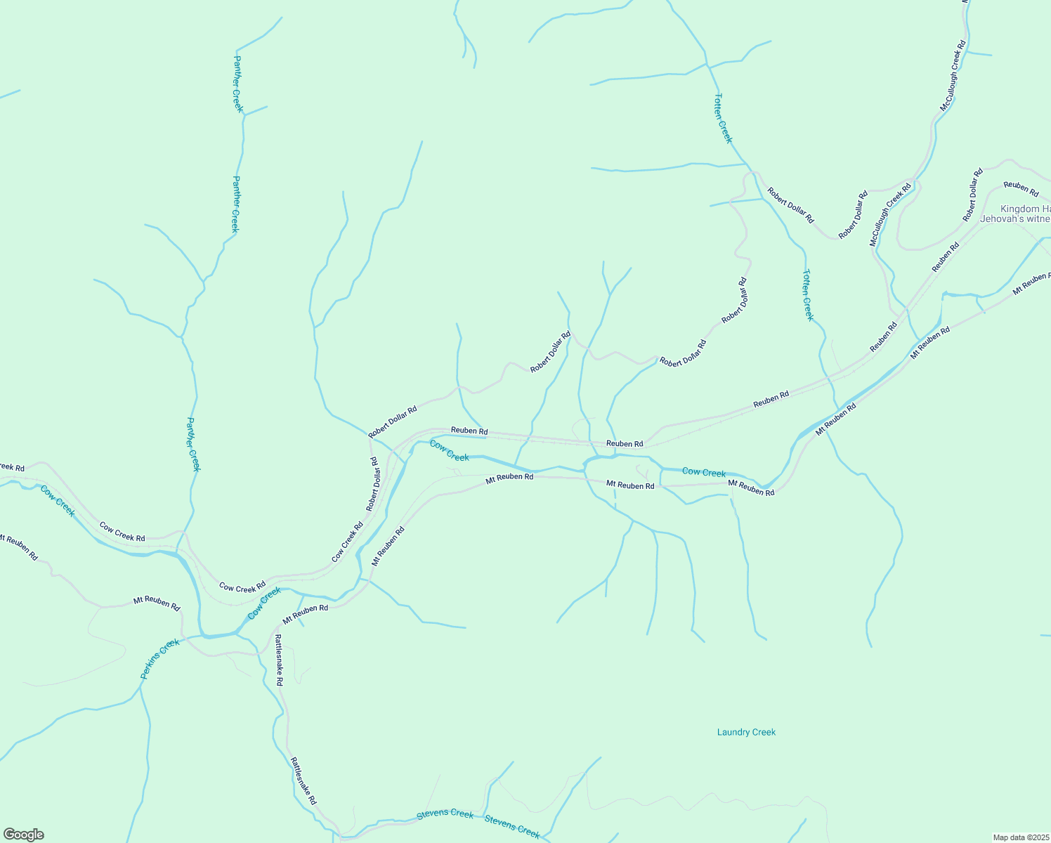 map of restaurants, bars, coffee shops, grocery stores, and more near 4159 Reuben Road in Glendale
