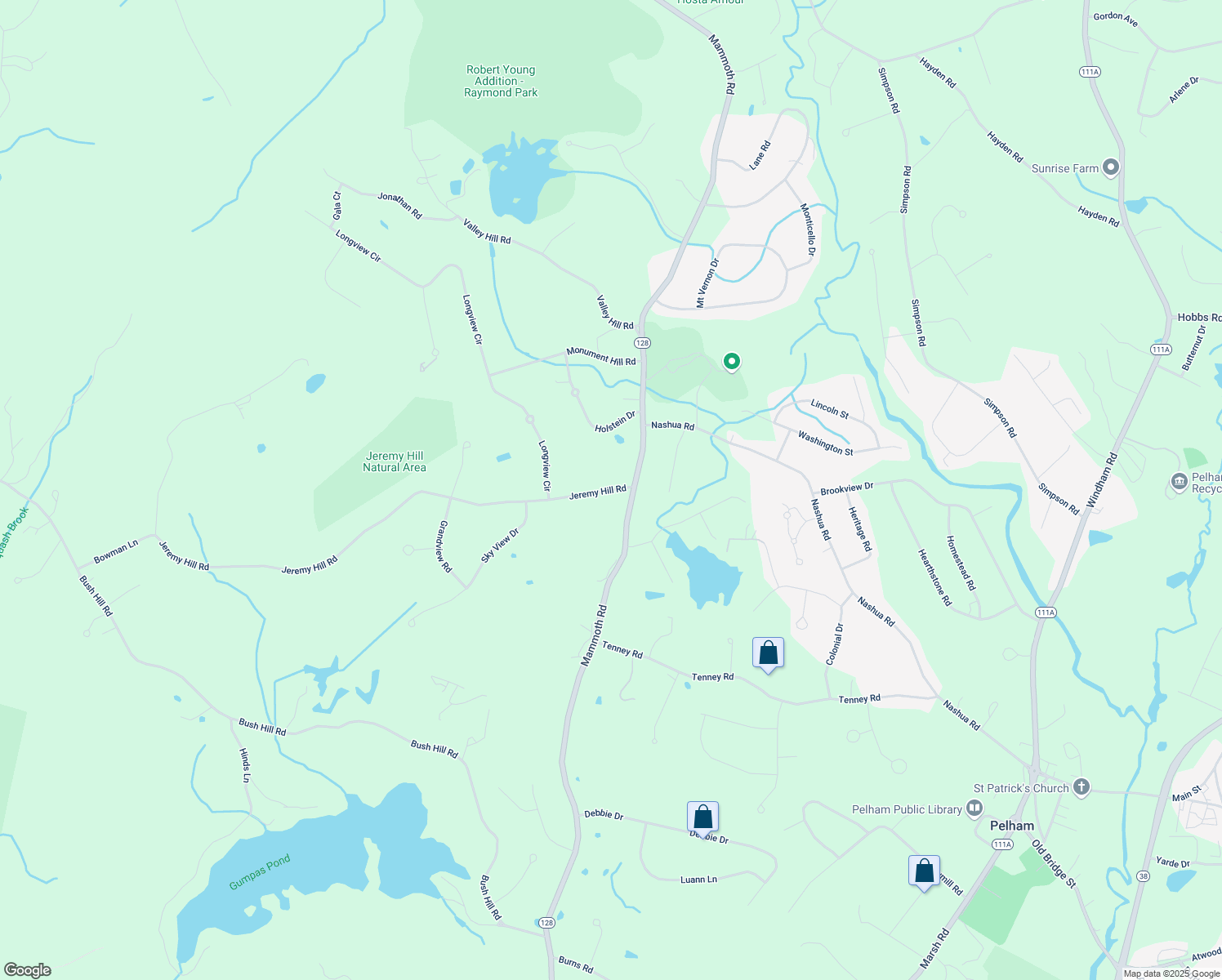map of restaurants, bars, coffee shops, grocery stores, and more near 8 Jeremy Hill Road in Pelham