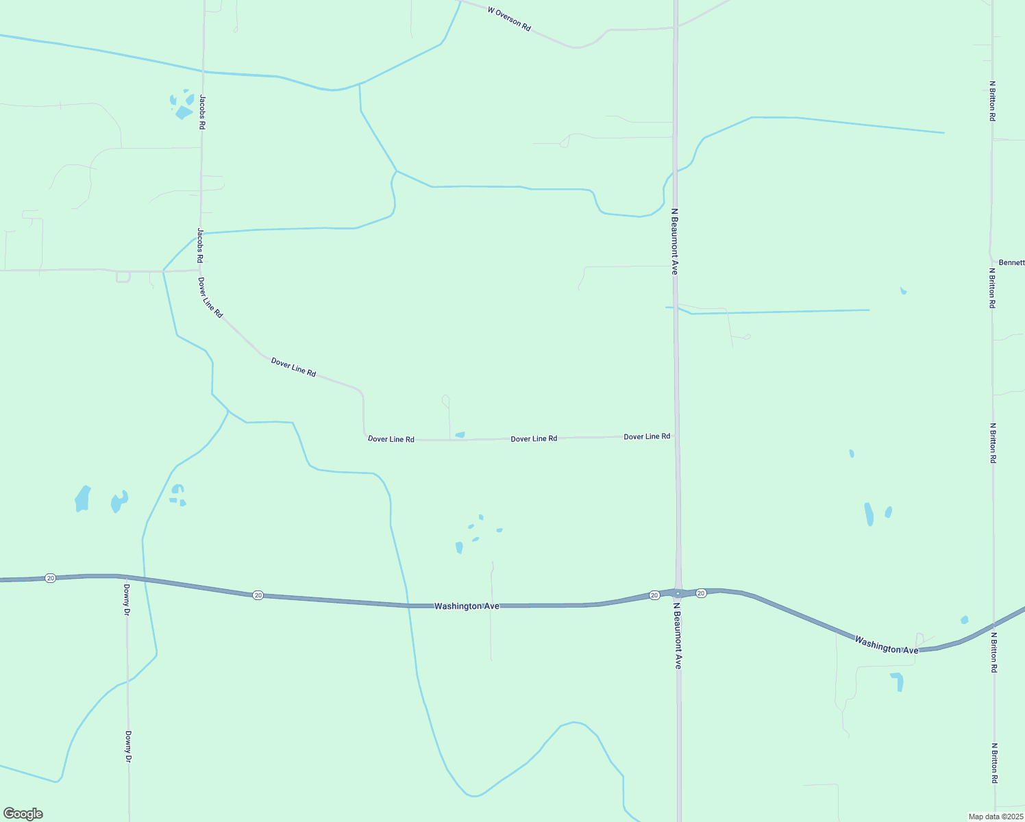 map of restaurants, bars, coffee shops, grocery stores, and more near 23700 Dover Line Road in Waterford