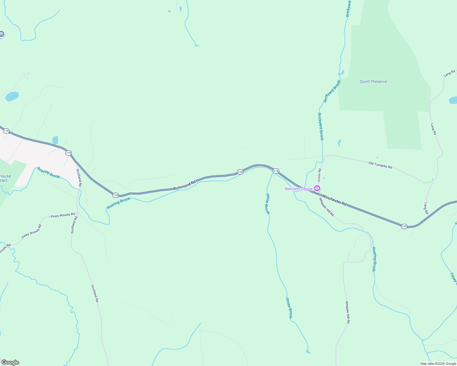 map of restaurants, bars, coffee shops, grocery stores, and more near 540 Richmond Road in Winchester