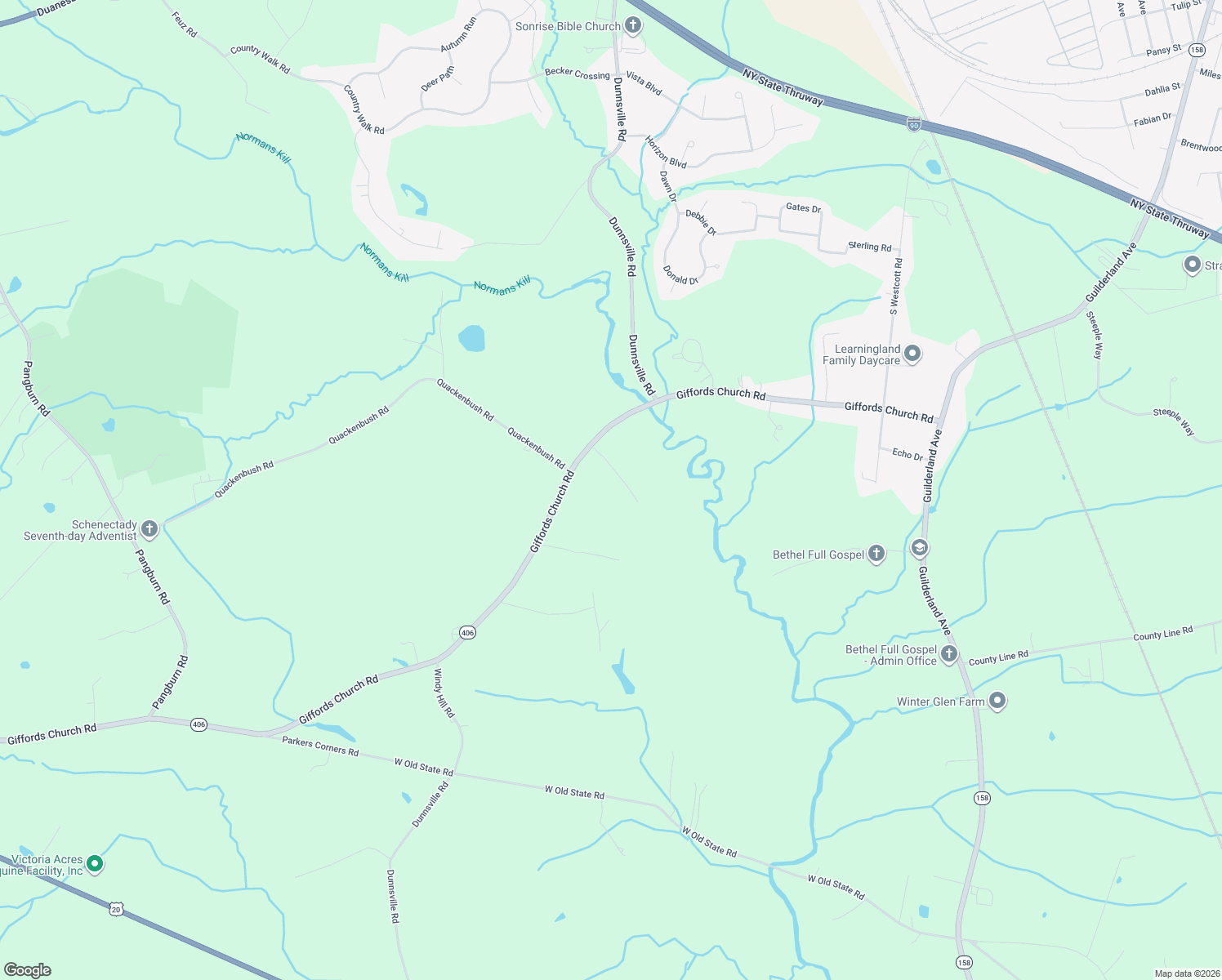 map of restaurants, bars, coffee shops, grocery stores, and more near 106 Maria Ct in Schenectady