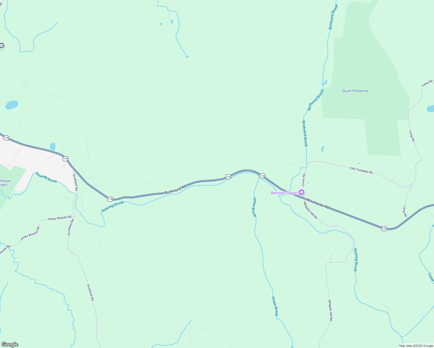 map of restaurants, bars, coffee shops, grocery stores, and more near 540 Richmond Road in Winchester