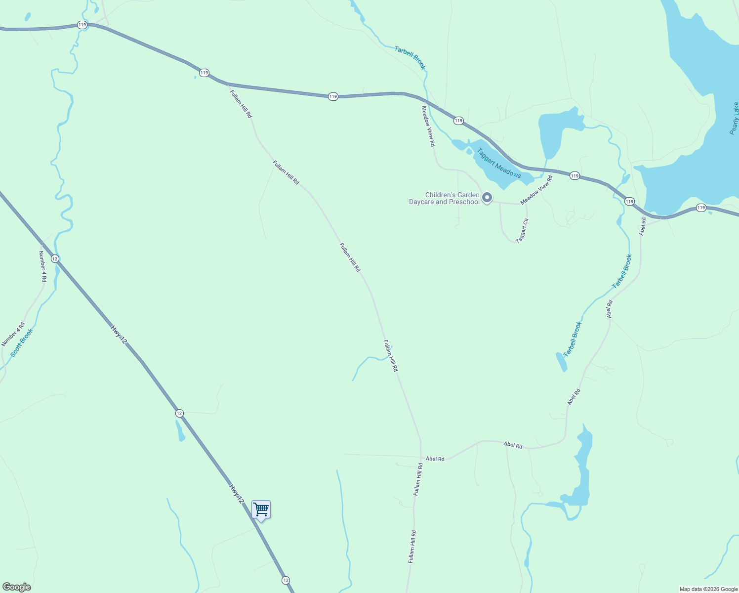map of restaurants, bars, coffee shops, grocery stores, and more near Fullam Hill Road in Fitzwilliam