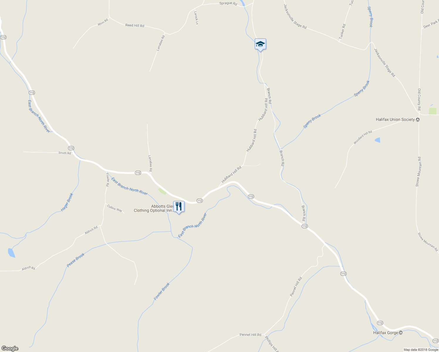 map of restaurants, bars, coffee shops, grocery stores, and more near 800 Hubbard Hill Road in Halifax