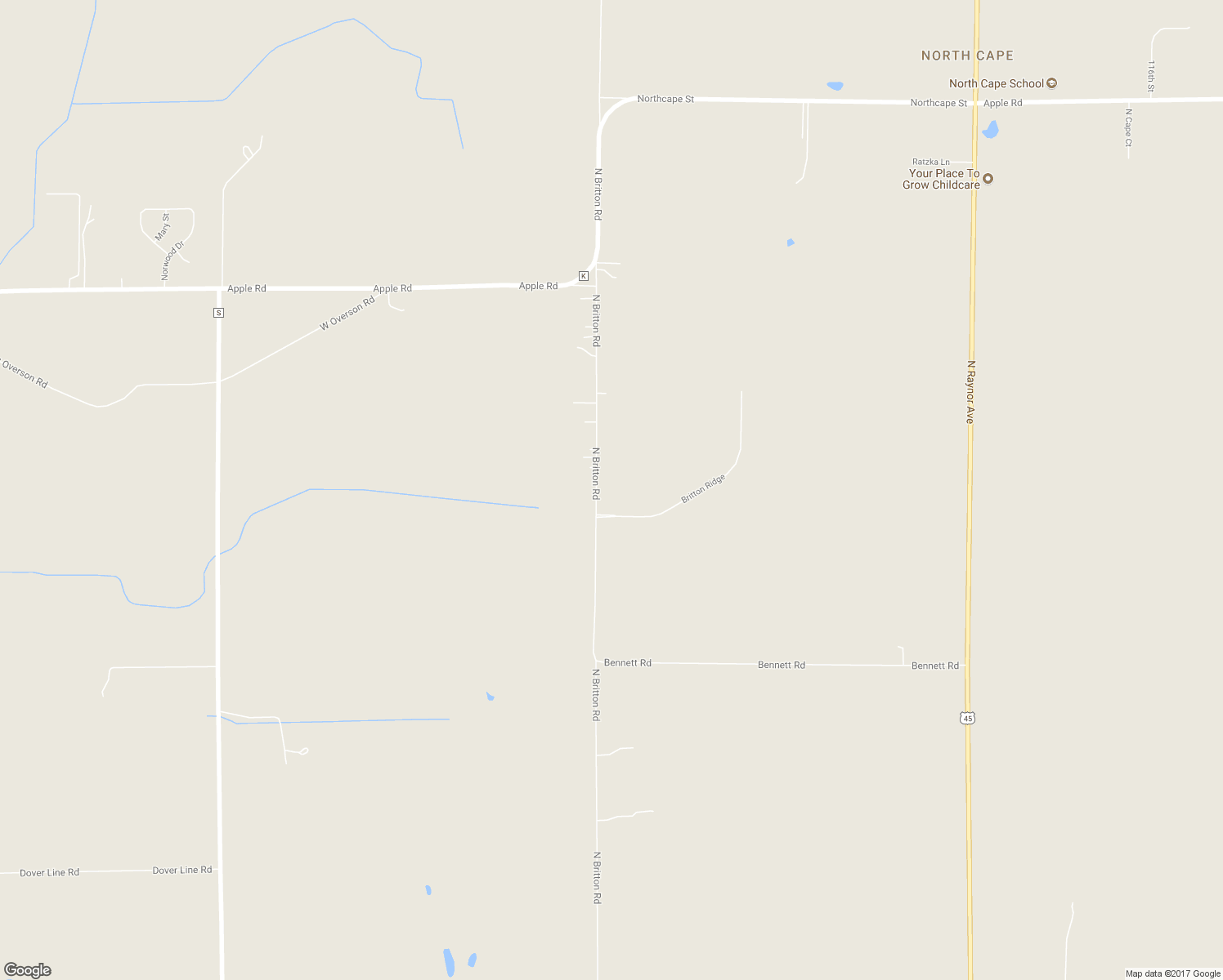 map of restaurants, bars, coffee shops, grocery stores, and more near 3420 North Britton Road in Union Grove