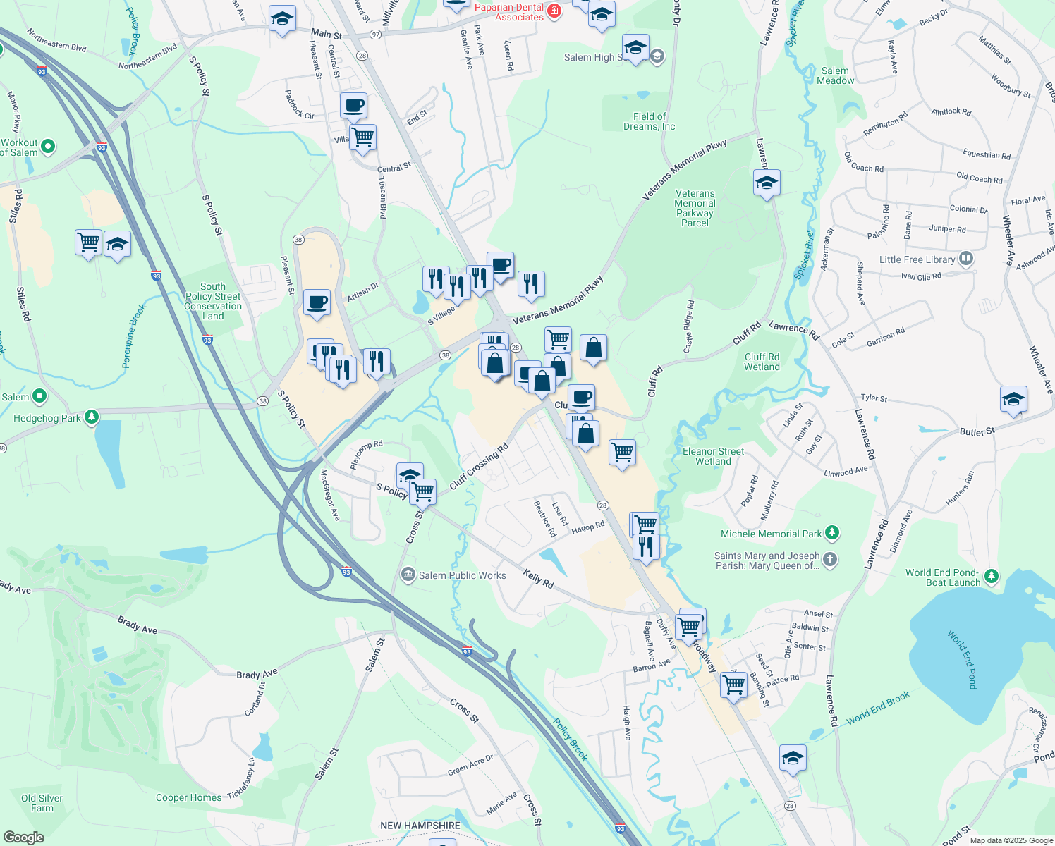 2 Brook Road, Salem NH Walk Score